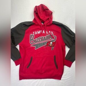 Tampa Bay Buccaneers NFL Hoodie Sweatshirt Mens 2XL Football Embroidered 1772